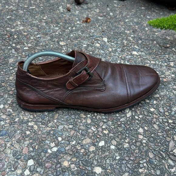 Timberland Boot Company Wodehouse Monk Strap Brown Leather Loafer Size 9 - Picture 7 of 11
